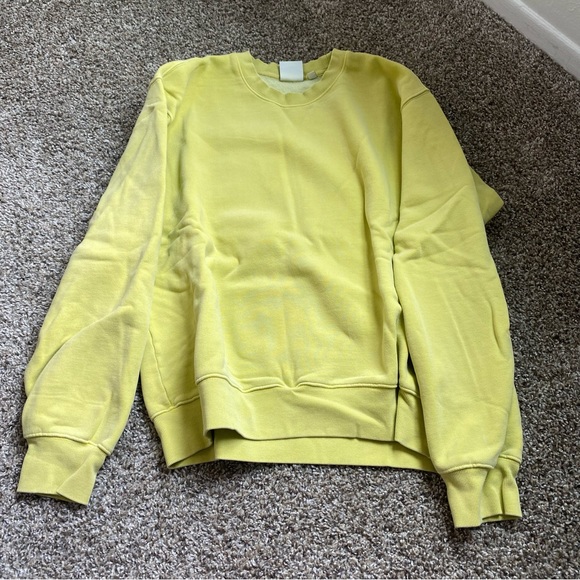 Aritzia TNA Sweat Fleece Cozy Fleece Perfect Crewneck - Picture 1 of 4